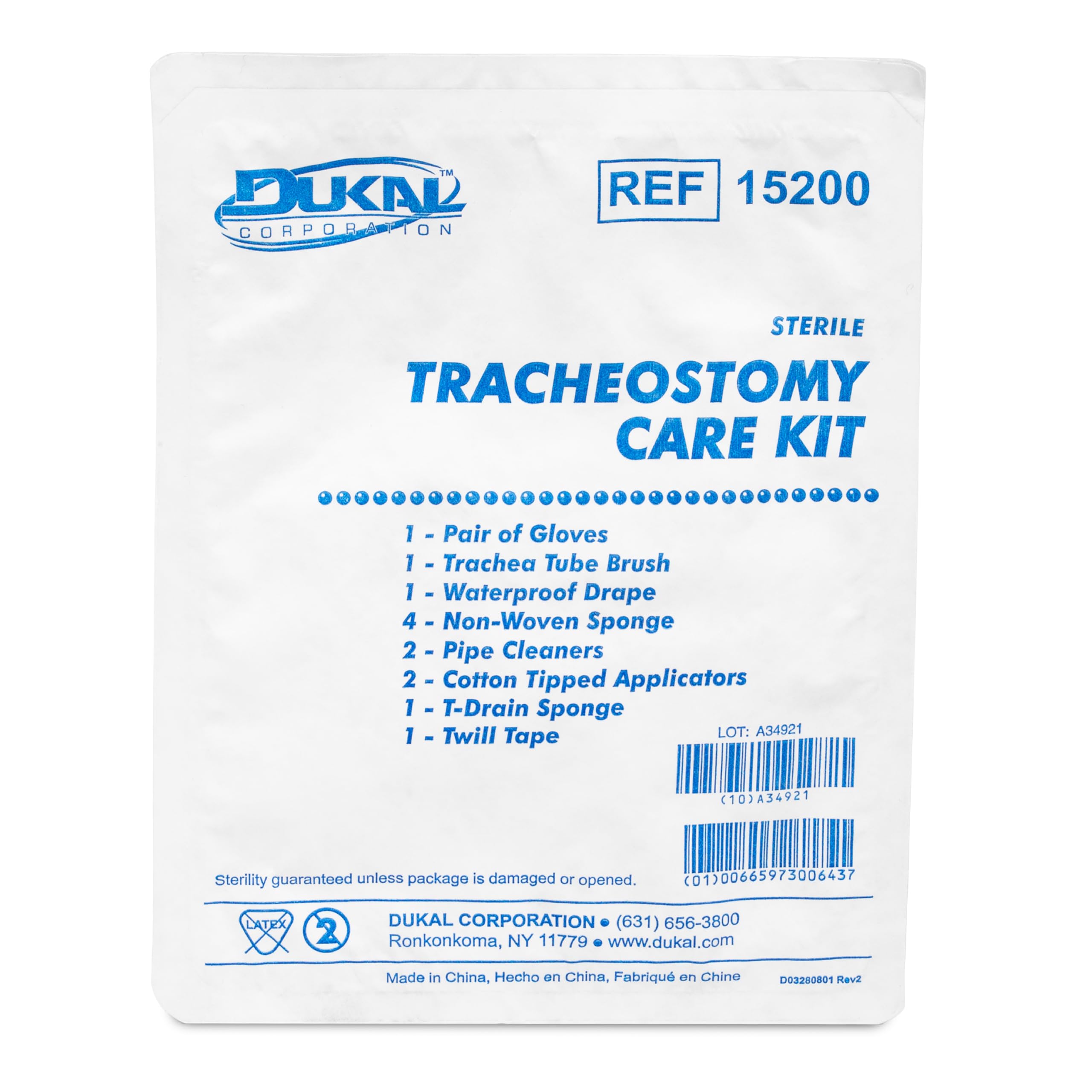 Amazon.com: Dukal - 15200 Trach Care Kit, Sterile (Pack of 20